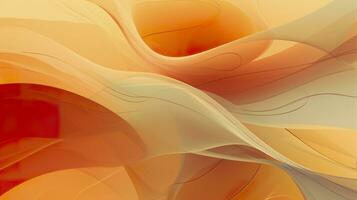 An Abstract Background in Organic Shapes and Colorful Gradients. AI Generative photo