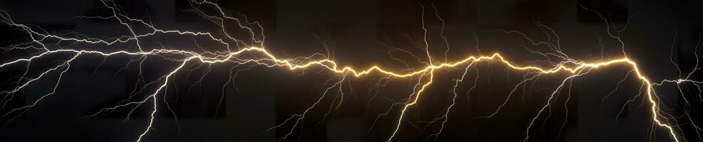 flat thunder lightning texture. Generative AI photo