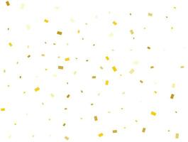 Light Golden Rectangles Confetti Background. Vector illustration
