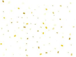 Light Golden Rectangles Confetti Background. Vector illustration