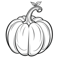 Beautiful Halloween Pumpking Clipart - Ai Generative png