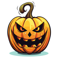 schön Halloween Kürbis Clip Art - - ai generativ png