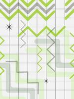 Vector tech banner or seamless pattern in brutalism style. Abstract shapes, mesh and zigzags.