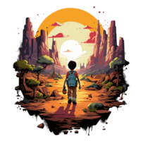 Beautiful Adventure Clipart - Ai Generative png