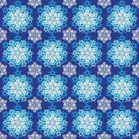 Seamless pattern with snowflakes. Vector illustration.
