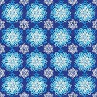 Seamless pattern with snowflakes. Vector illustration.