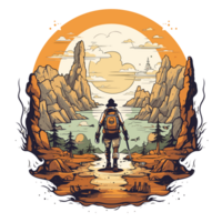 Beautiful Adventure Clipart - Ai Generative png