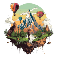 Beautiful Adventure Clipart - Ai Generative png