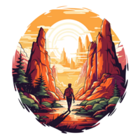 Beautiful Adventure Clipart - Ai Generative png