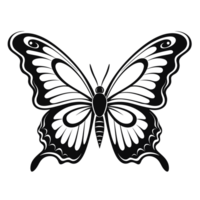 schön Schmetterling Silhouette - - ai generativ png