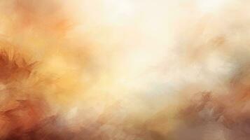 an abstract painting of a fire with orange and brown colors. AI generative photo