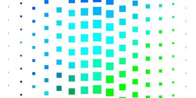 Light Blue, Green vector backdrop with rectangles.