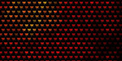 Light Orange vector pattern with polygonal style.