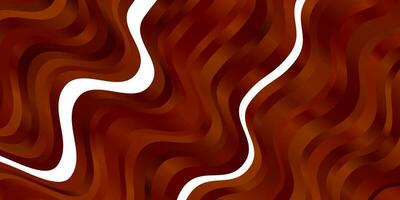 Light Orange vector background with wry lines.