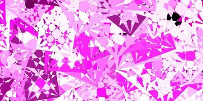 Light Pink vector pattern with polygonal shapes.