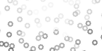 Light gray vector template with circles.