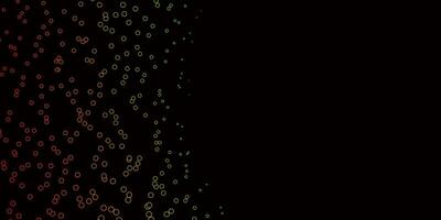 Dark Multicolor vector texture with disks.