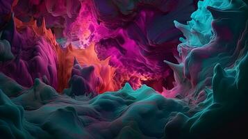 abstract ink paint smoke colorful background for design, background, wallpaper, banner, luxury photo