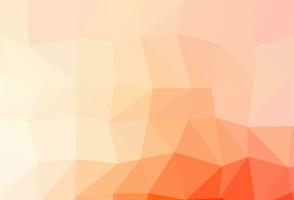 Light Red vector abstract polygonal layout.