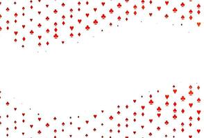 Light Red vector layout with elements of cards.