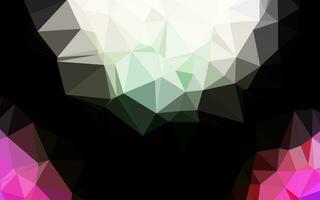 Light Multicolor, Rainbow vector polygonal pattern.