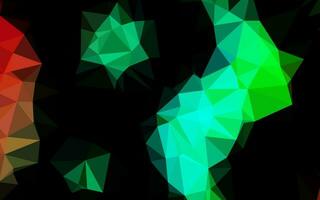 Dark Multicolor, Rainbow vector low poly texture.