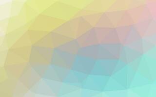 Light Blue, Yellow vector polygon abstract layout.