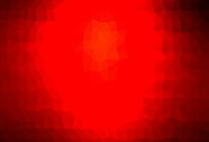 Light Red vector triangle mosaic template.