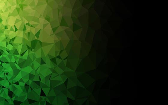 textura de triángulo borroso vector verde claro.