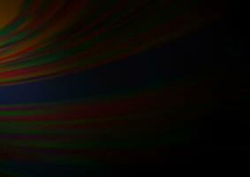 Dark Black vector abstract blurred pattern.