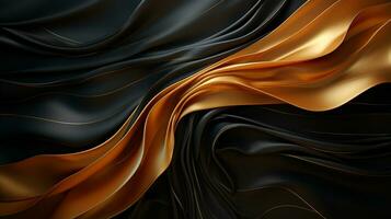 Abstract golden line pattern background photo