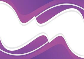 abstract wave gradient white background design vector