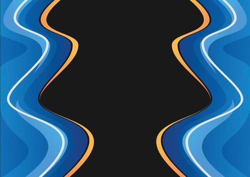 resumen ola degradado negro antecedentes diseño vector