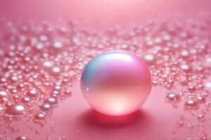 pink Pearl Background, Pearl Background, Pearl Wallpaper, Pink Pearl Wallpaper, AI Generative photo