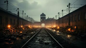 remembranza día para el víctimas de el holocausto foto