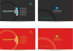 Business Card Template vector