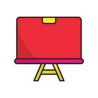 White Board icon vector design templates simple and modern concept