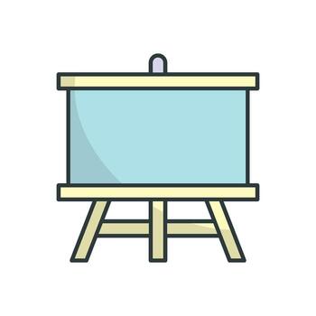 blanco tablero icono vector diseño plantillas sencillo y moderno concepto