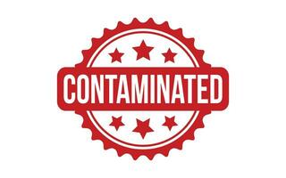 Contaminated rubber grunge stamp seal vector