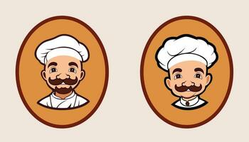 Smiling Uncle A Cartoon of vector illustration an chef Uncle in Uniform