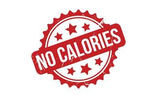 No Calories rubber grunge stamp seal vector