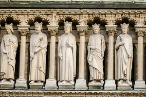 Statues of Notre Dame photo