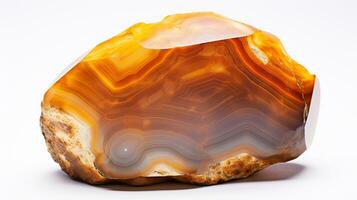 Photo of Onyx isolated on white background. Generative AI
