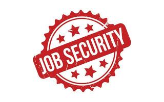 Job Security rubber grunge stamp seal vector