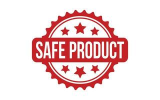 Safe Product rubber grunge stamp seal vector