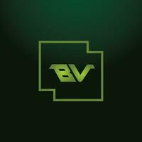 mínimo innovador inicial bv logo y vb logo. letra bv vb creativo elegante monograma. prima negocio logo icono vector