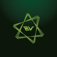 mínimo innovador inicial bv logo y vb logo. letra bv vb creativo elegante monograma. prima negocio logo icono vector
