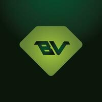 mínimo innovador inicial bv logo y vb logo. letra bv vb creativo elegante monograma. prima negocio logo icono vector