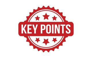 Key Points rubber grunge stamp seal vector