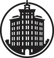 Metropolitan Shadows Building Vector Serenity Urban Artistry Noir Vector Craft